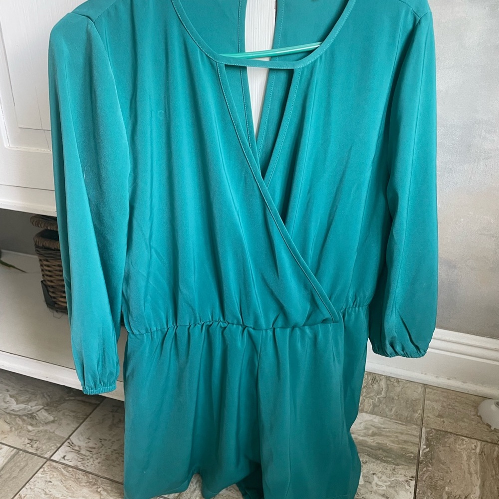 Sugarlips Teal Romper